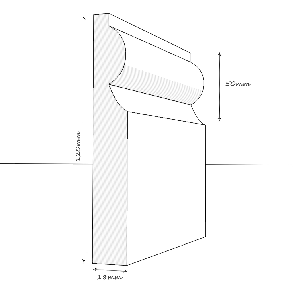 Torus Type II Skirting Board - Image 6